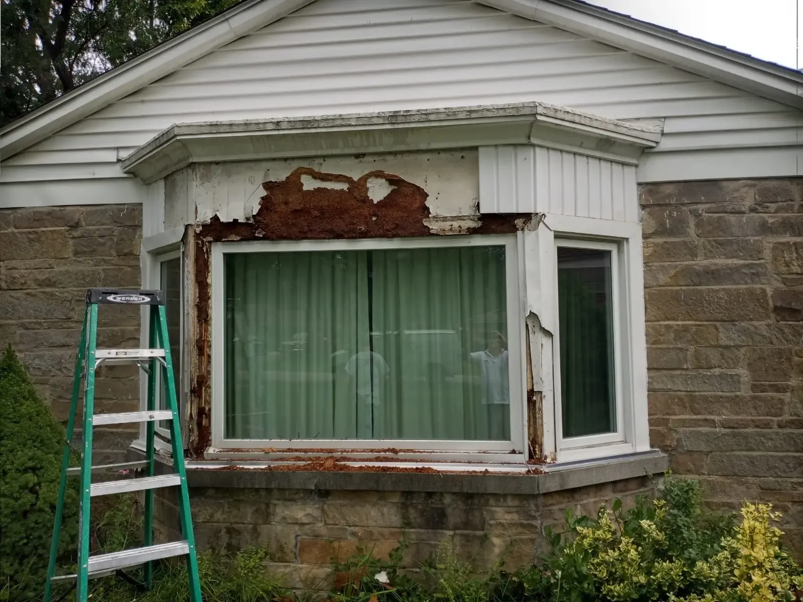 Bay Window Rebuild — before