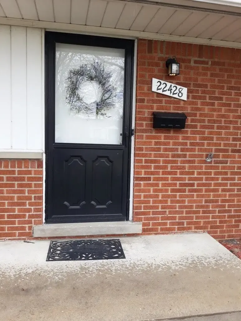 Black Entry Door
