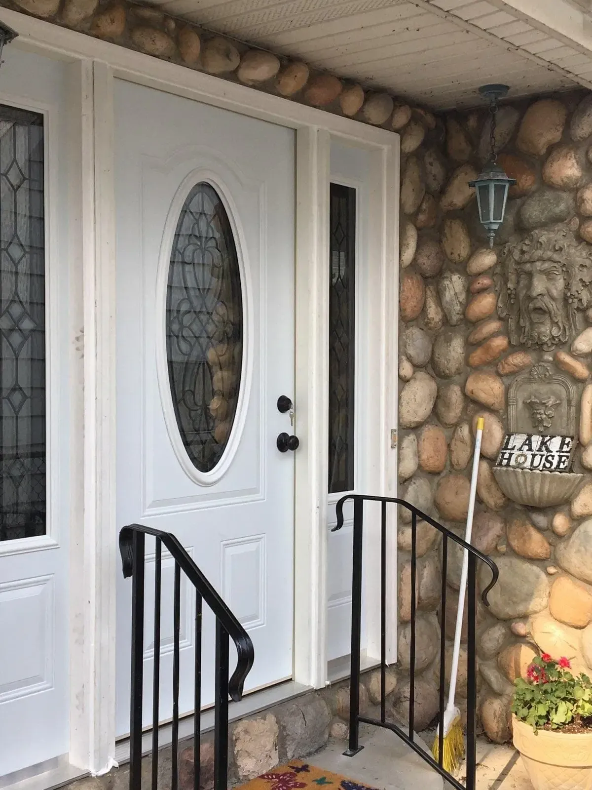 Entry Door with Oval Glass