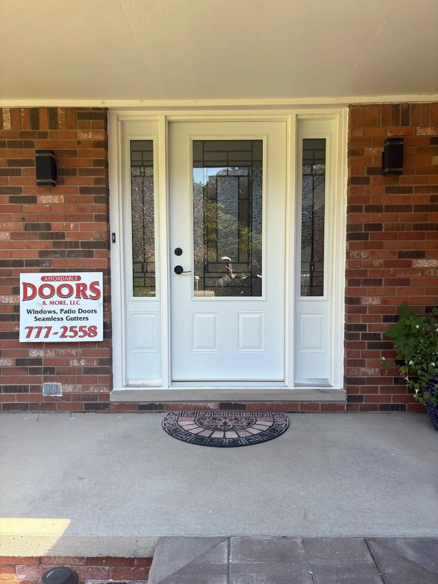 Double Entry Door Replacement — after